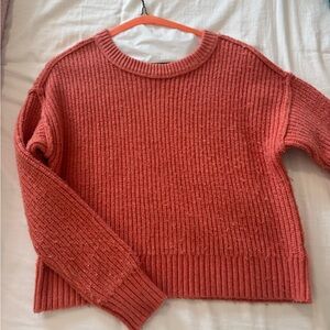 American Eagle Outfitters Pink Crew Neck Sweater